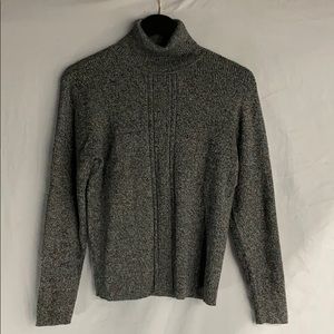 Liz Claiborne Heather Grey Turtleneck Sweater